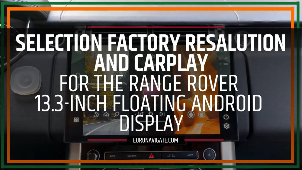 Euronavigate Car 10-inch HD IPS LCD Touch Screen Climate Control Panel for Range Rover Vogue L322 LCD Touch Screen HVAC Replacement Board Plug And Play Retrofit Aftermarket Accessories