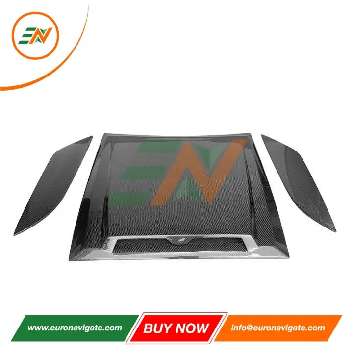 Euronavigate Couvercle de pelle de capot d'admission d'air en fibre de carbone de voiture pour Land Rover Defender L563 Pièces et accessoires de véhicule Accessoires de rechange de rénovation