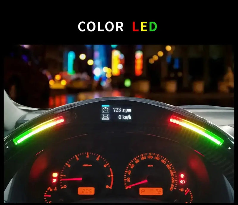 Euronavigate Car LED Carbon Fiber Racing Steering Wheel for LAND ROVER Discovery 4 Customized LED Carbon Fiber Racing Steering Wheel Retrofit Aftermarket Accessories