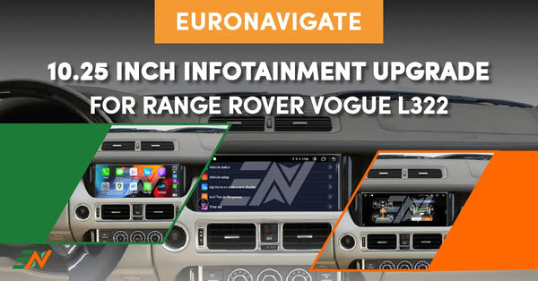 Euronavigate Car 12.0 Android 10.25 Infotainment Upgrade For Range Rover Vogue L322 Aftermarket Accessories