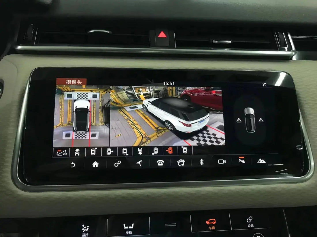 360-degree panoramic 3D bird's-eye car camera system for Android and OEM head units