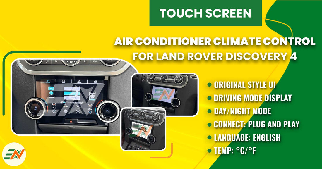 HVAC touchscreen climate control module for Range Rover
