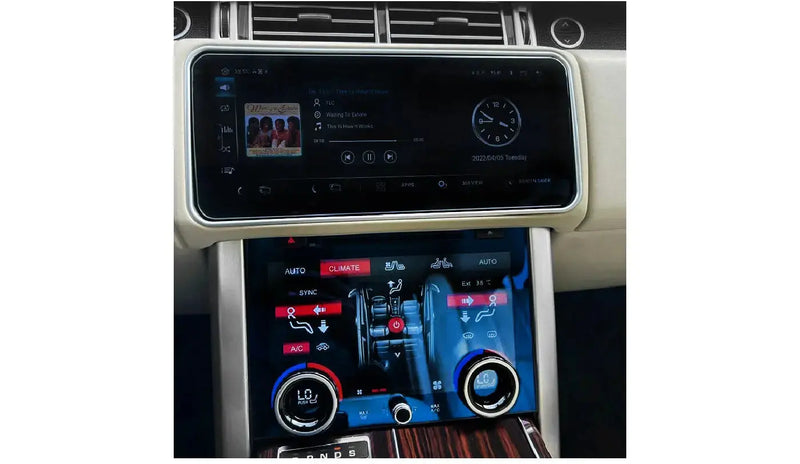 Euronavigate Car Successfully installed rotatable head units with 3-rd gen climate control for L405 Retrofit Aftermarket Accessories