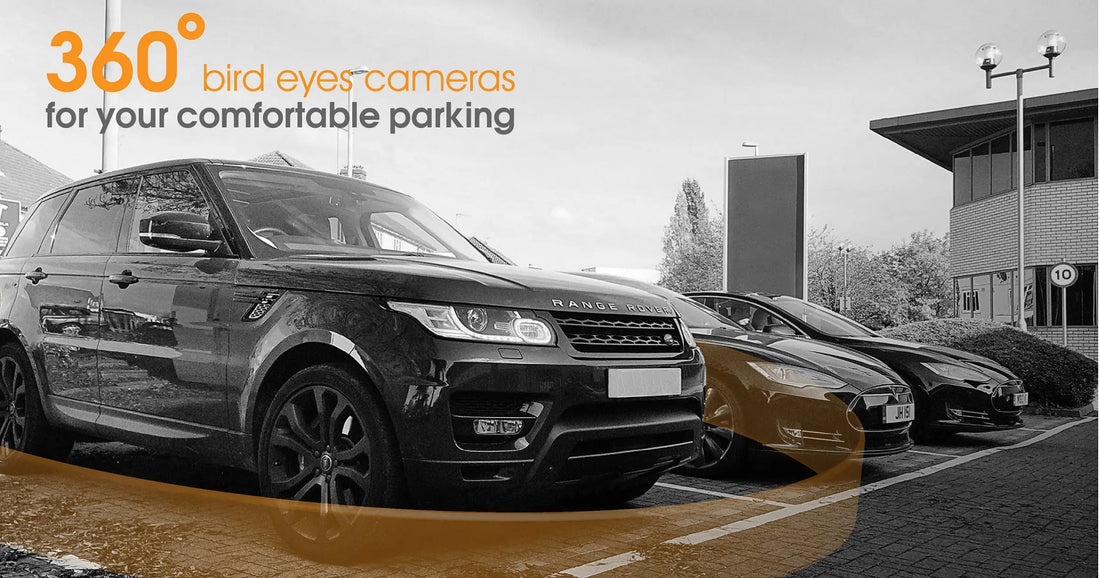 360-degree panoramic 3D bird's-eye car camera system