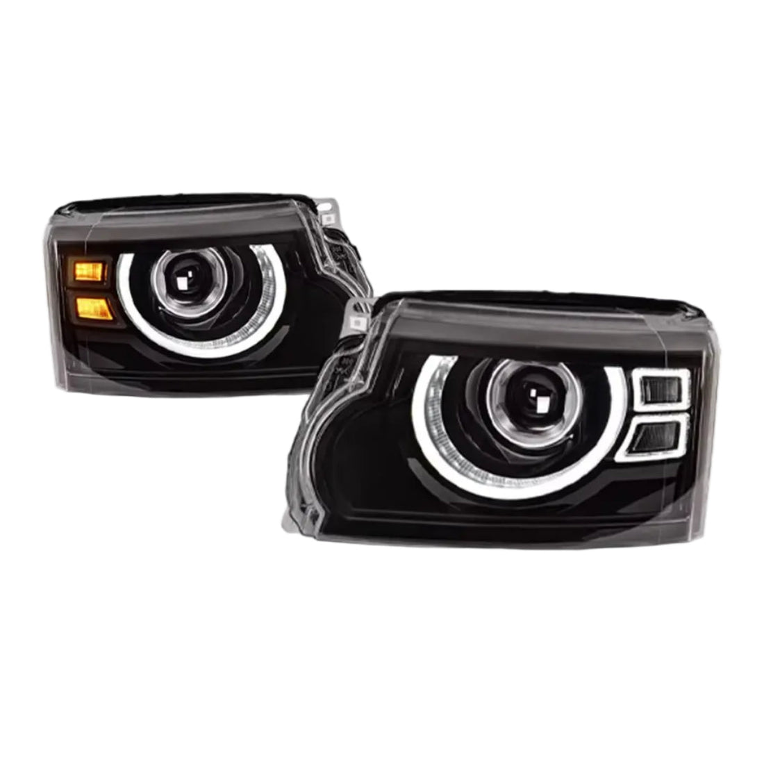 Defender-style LED headlights for Land Rover Discovery 4