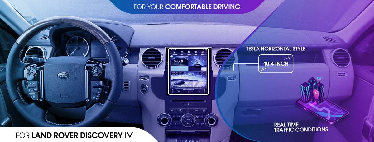Tesla-style vertical infotainment screens for Land Rover and Range Rover