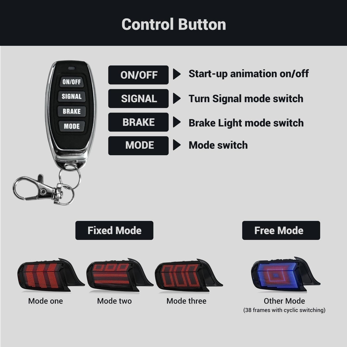 Luces traseras LED RGB para Ford Mustang