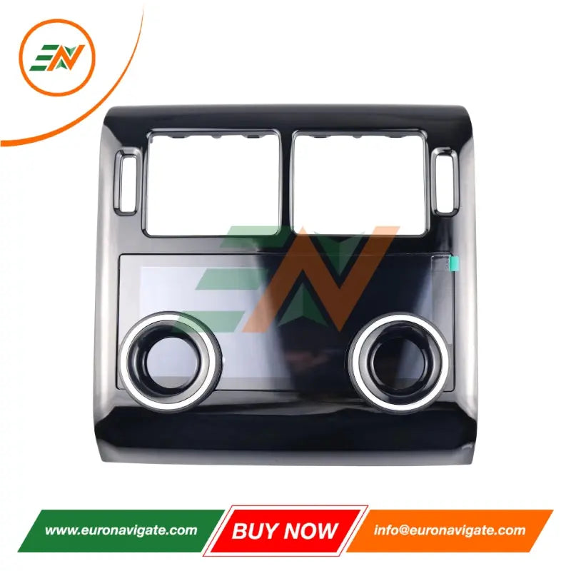 Euronavigate Pantalla de visualización de aire acondicionado trasero LCD de nueva generación para automóvil Range Rover Vogue l405 y Sport L494 LCD Pantalla táctil HVAC Placa de repuesto Plug And Play Retrofit Accesorios del mercado de accesorios