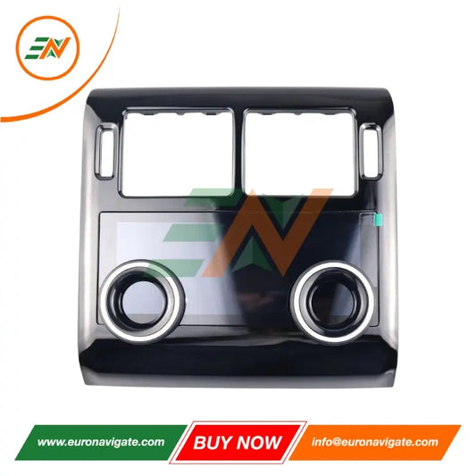 Euronavigate Pantalla de visualización de aire acondicionado trasero LCD de nueva generación para automóvil Range Rover Vogue l405 y Sport L494 LCD Pantalla táctil HVAC Placa de repuesto Plug And Play Retrofit Accesorios del mercado de accesorios
