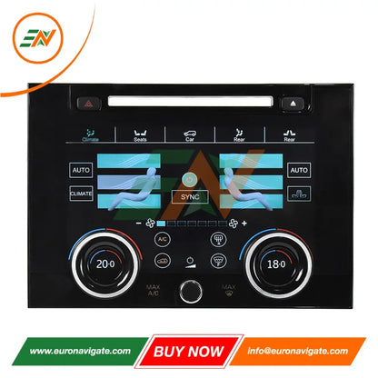 Écran tactile de climatisation HD IPS avec emplacement CD pour Range Rover Vogue L405