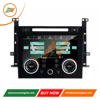 Euronavigate Pantalla táctil de 10,4 pulgadas HD IPS para automóvil Panel de control de aire acondicionado para Range Rover Sport L494 LCD Placa de repuesto HVAC Plug And Play Retrofit Accesorios del mercado de accesorios