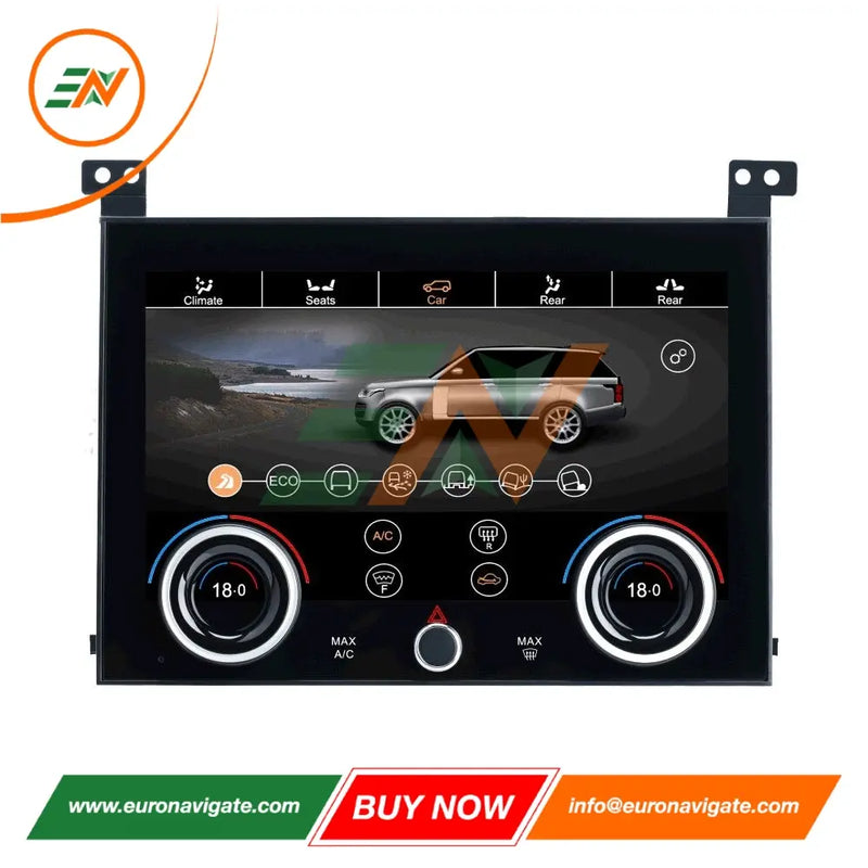 Euronavigate Car New-Gen 10.4-inch HD IPS Touch Display A/C Control Panel for Range Rover Vogue L405 LCD Touch Screen HVAC Replacement Board Plug And Play Retrofit Aftermarket Accessories