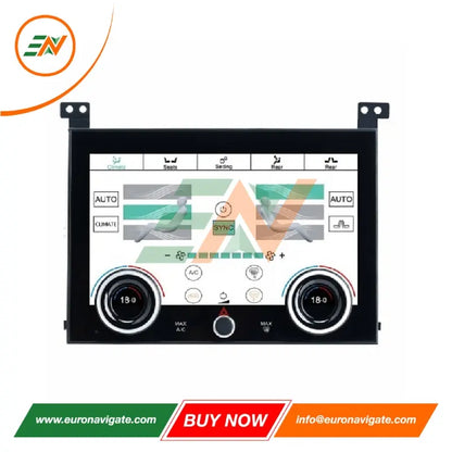 Euronavigate Panel de control de aire acondicionado con pantalla táctil HD IPS de nueva generación de 10,4 pulgadas para Range Rover Vogue L405 LCD Placa de repuesto HVAC Plug And Play Retrofit Accesorios del mercado de accesorios