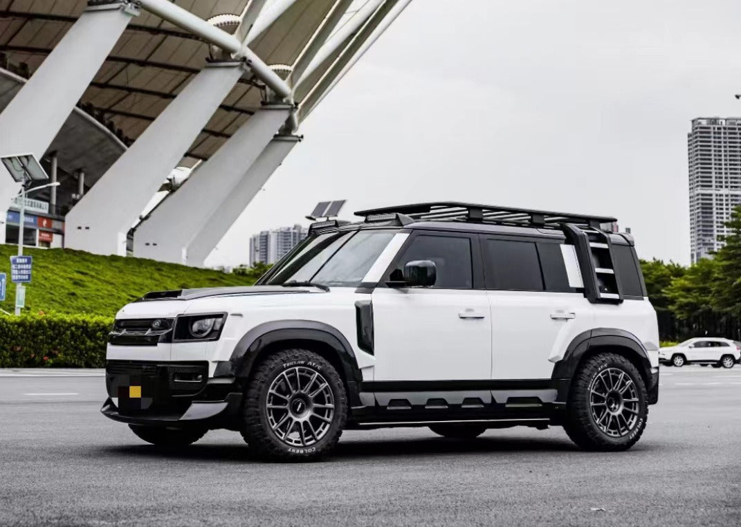 Barra de luces de techo de fibra de carbono para Land Rover Defender L663
