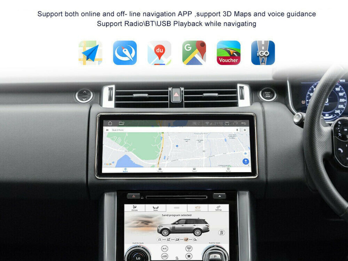 Infodivertissement 12.3 en pouces, la meilleure performance Android pour Range Rover Sport L494