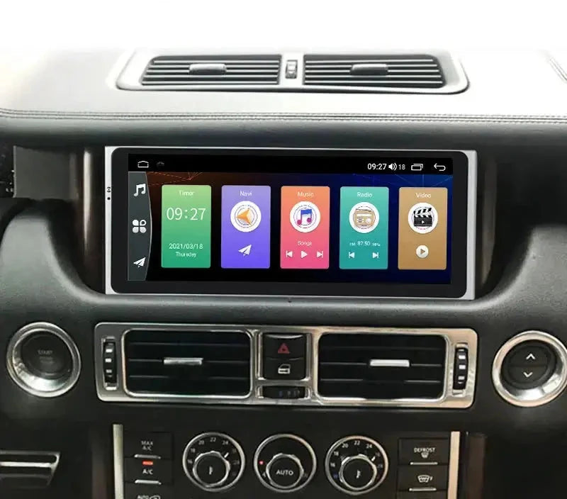 Enhance your driving with Euronavigate's Android 12 Car Radio for Range Rover Vogue V8 L322. Fast, responsive, and beautifully integrated features await you.