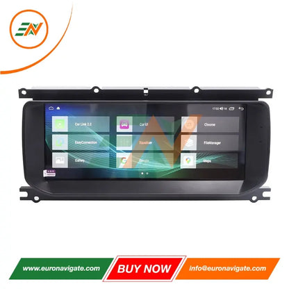 Euronavigate Sistema de infoentretenimiento dual Android 14 de 10,25 pulgadas para automóvil para Range Rover Evoque L538 Unidad principal Pantalla Radio Estéreo GPS Navegación Carplay Accesorios de repuesto inalámbricos retrofit
