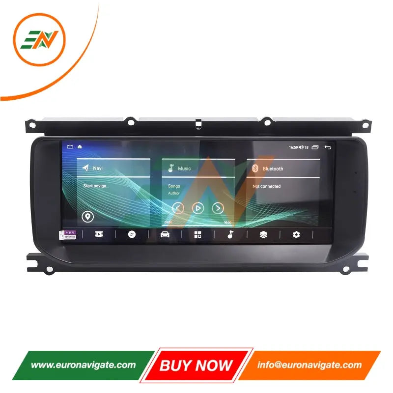 Euronavigate Sistema de infoentretenimiento dual Android 14 de 10,25 pulgadas para automóvil para Range Rover Evoque L538 Unidad principal Pantalla Radio Estéreo GPS Navegación Carplay Accesorios de repuesto inalámbricos retrofit