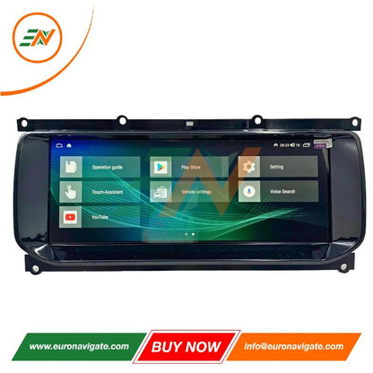 Euronavigate Sistema de infoentretenimiento dual Android 14 de 10,25 pulgadas para automóvil para Range Rover Evoque L538 Unidad principal Pantalla Radio Estéreo GPS Navegación Carplay Accesorios de repuesto inalámbricos retrofit