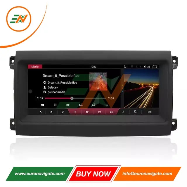 Euronavigate Sistema de infoentretenimiento dual Android 14 de 10,25 pulgadas para automóvil para Land Rover Discovery 5 L462 Unidad principal Pantalla Radio Estéreo GPS Navegación Carplay Accesorios de repuesto inalámbricos retrofit