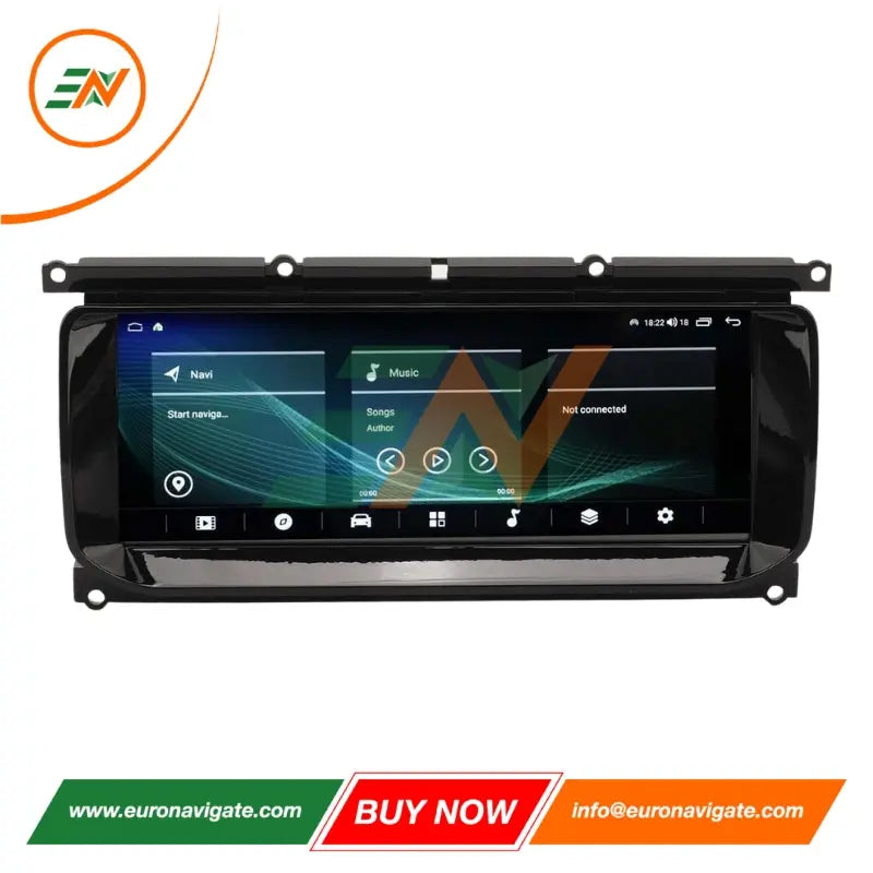 Euronavigate Car 10.25-Inch Dual System Android 13 SAT NAV Radio for Range Rover Evoque L538 Head Unit Display Radio Stereo GPS Navigation Carplay Wireless Retrofit Aftermarket Accessories