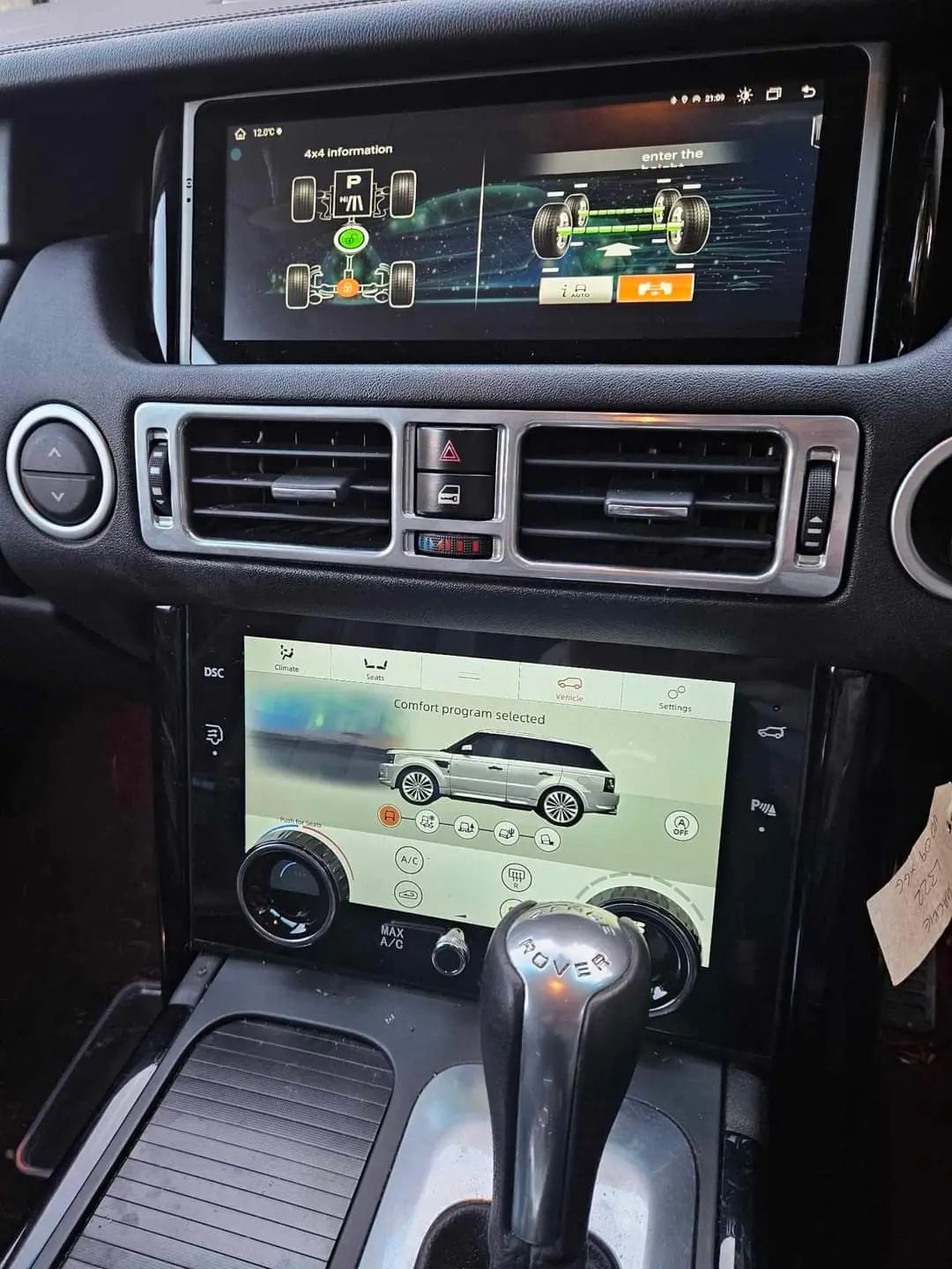 Euronavigate Car 10.25-inch Android Infotainment Display for Range Rover Vogue L322 Head Unit Display Radio Stereo GPS Navigation Carplay Wireless Retrofit Aftermarket Accessories