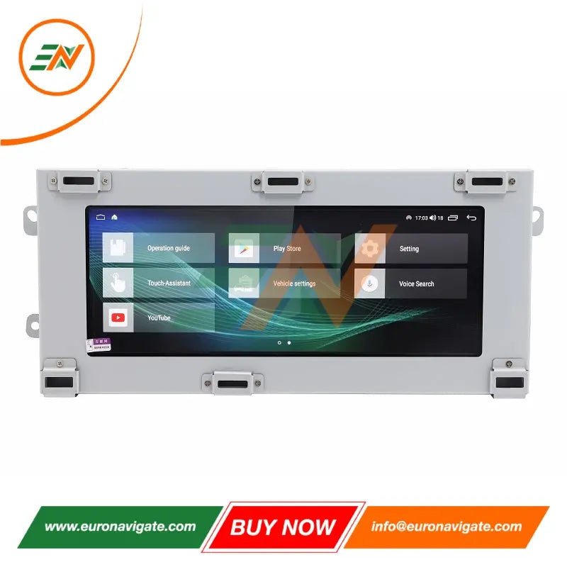Euronavigate Sistema de infoentretenimiento dual de 10,25 pulgadas para automóvil para Range Rover Vogue L405 Unidad principal Pantalla Radio Estéreo GPS Navegación Carplay Retroadaptación inalámbrica Accesorios del mercado de accesorios
