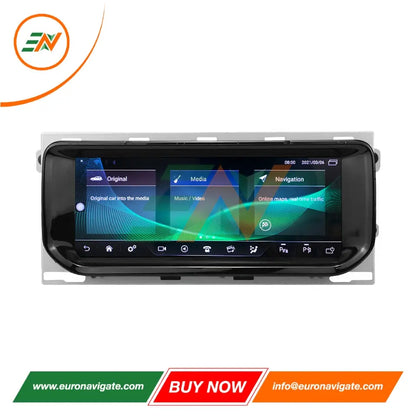 Euronavigate Sistema de infoentretenimiento dual de 10,25 pulgadas para automóvil para Range Rover Vogue L405 Unidad principal Pantalla Radio Estéreo GPS Navegación Carplay Retroadaptación inalámbrica Accesorios del mercado de accesorios