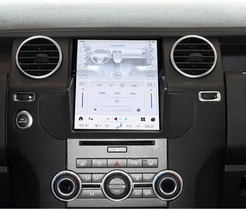Euronavigate Car 10.4-Inch Tesla Style Dash Navigation Stereo System for Land Rover Discovery 4 Android Tesla Style Dash Navigation Stereo System Retrofit Aftermarket Accessories