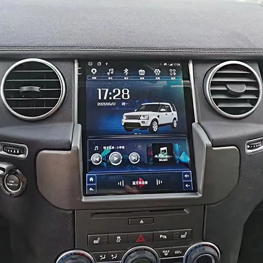 Euronavigate Car 10.4-Inch Tesla Style Dash Navigation Stereo System for Land Rover Discovery 4 Android Tesla Style Dash Navigation Stereo System Retrofit Aftermarket Accessories