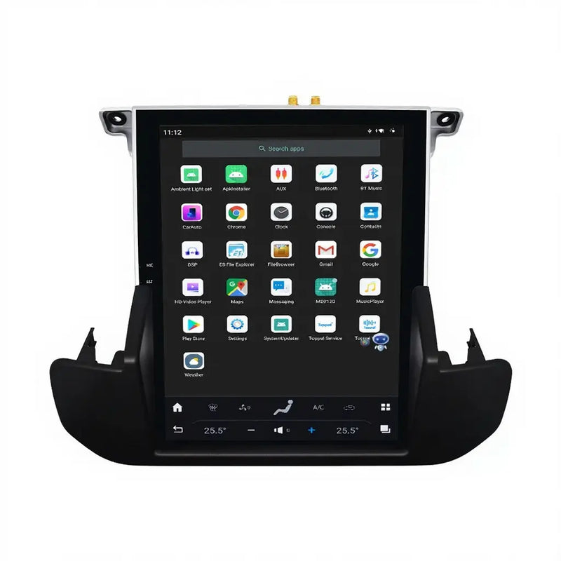 Euronavigate Car 10.4-Inch Tesla Style Dash Navigation System for Land Rover Discovery 4 Android Tesla Style Dash Navigation Stereo System Retrofit Aftermarket Accessories