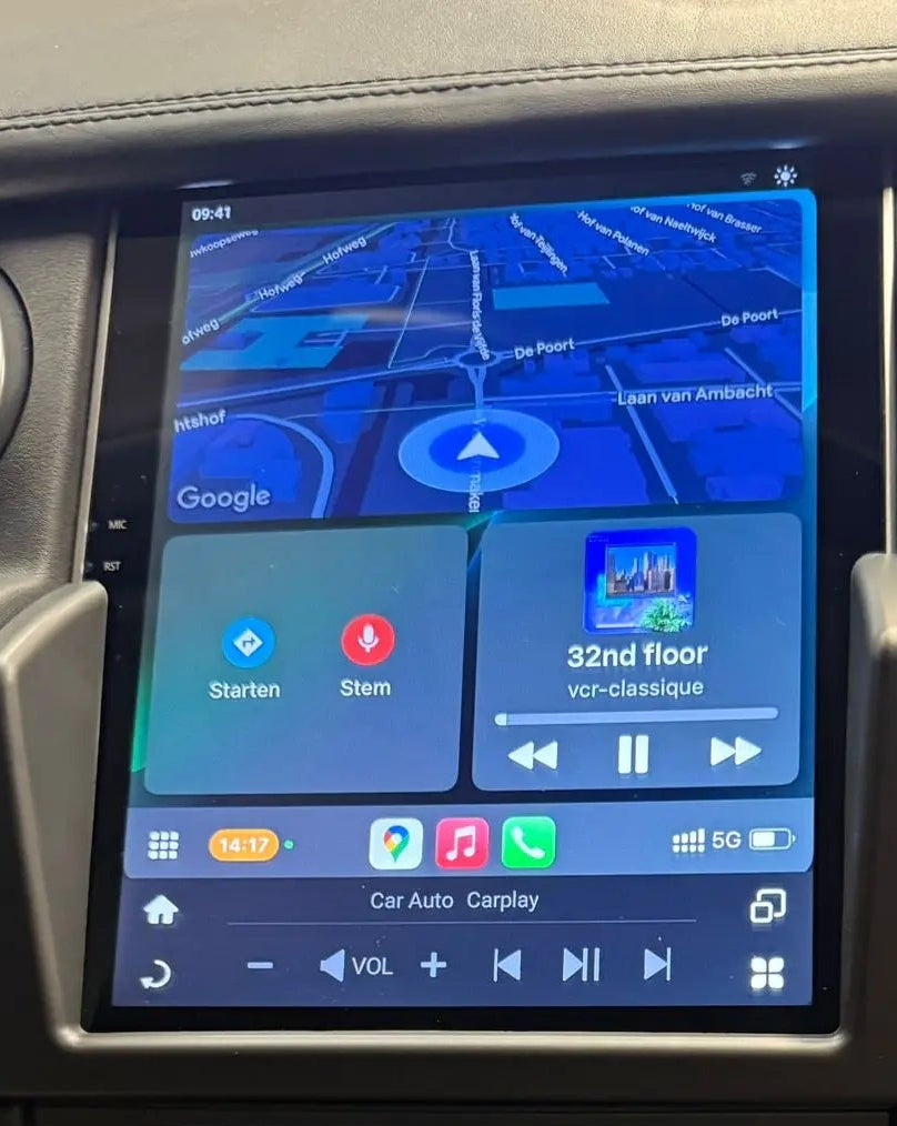 Euronavigate Car 10.4" Tesla-Style Dash Navigation System for Land Rover Discovery 4 Android Tesla Style Dash Navigation Stereo System Retrofit Aftermarket Accessories