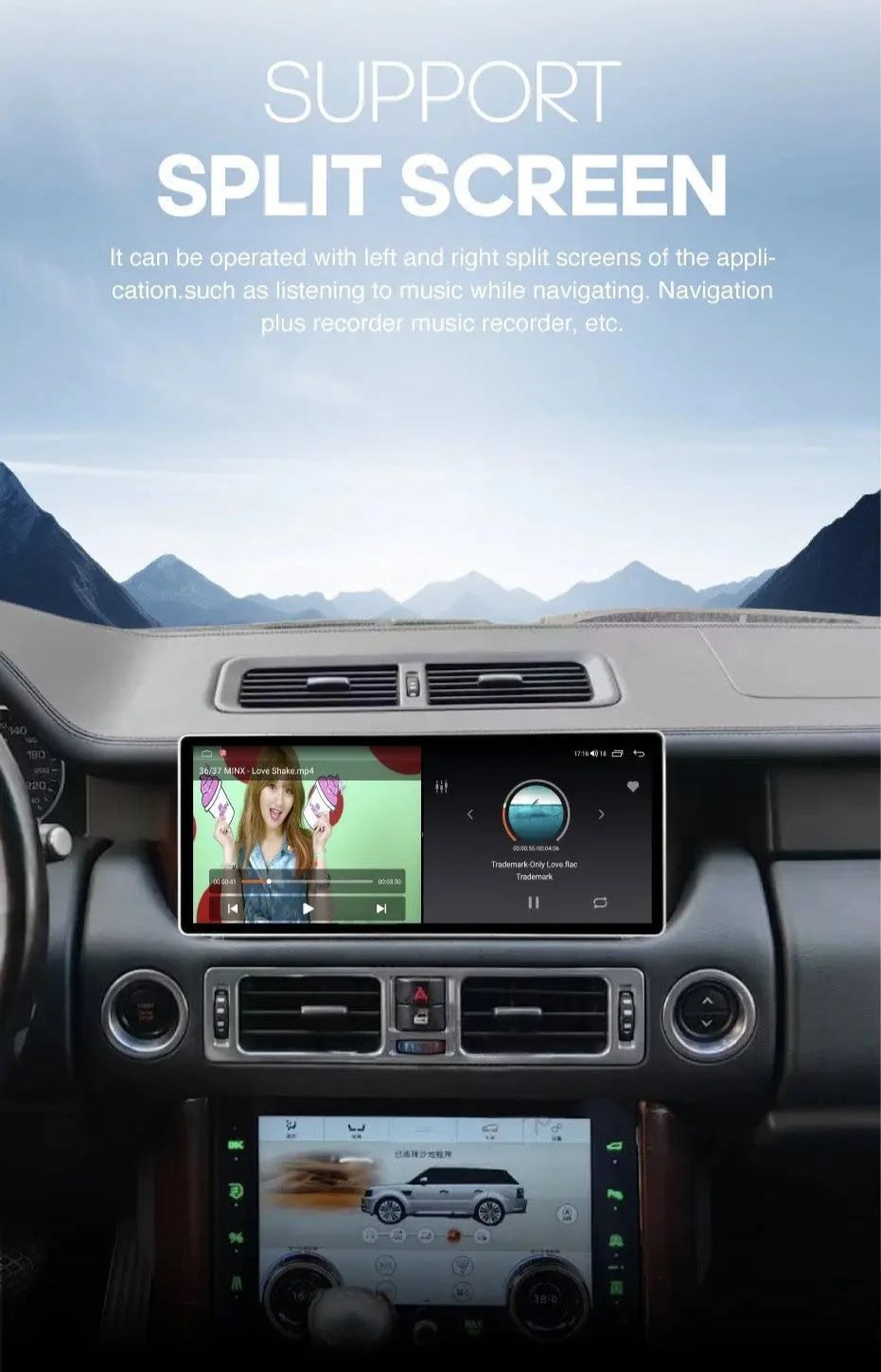2012 Range Rover Android Gps Unit 12.3-inch New-Gen Android GPS Navigation System for Range Rover L322