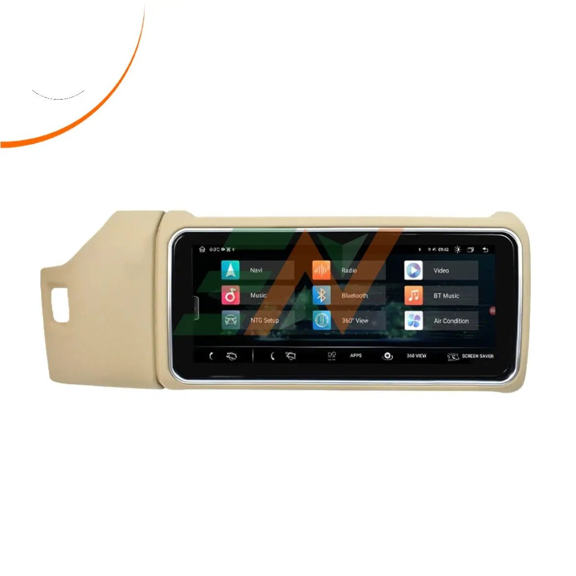 Euronavigate Pantalla abatible de 12,3 pulgadas para automóvil con pantalla abatible inalámbrica CarPlay Android Auto para Range Rover Vogue L405 Radio estéreo con pantalla de unidad principal GPS Navegación Carplay Accesorios de repuesto inalámbricos