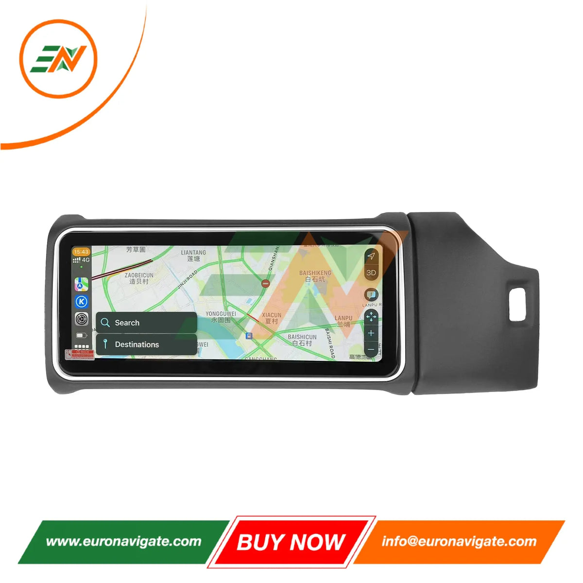 Infoentretenimiento con pantalla plegable de 12,3 pulgadas con sistema inalámbrico CarPlay para Range Rover Vogue L405