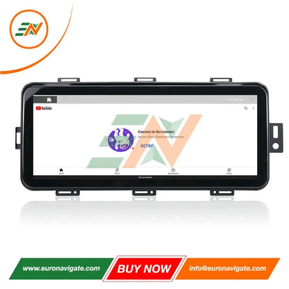Euronavigate Coche 12,3 pulgadas inalámbrico CarPlay Android Auto Pantalla abatible para Range Rover Vogue L405 Unidad principal Pantalla Radio Estéreo GPS Navegación Carplay Retrofit inalámbrico Accesorios del mercado de accesorios