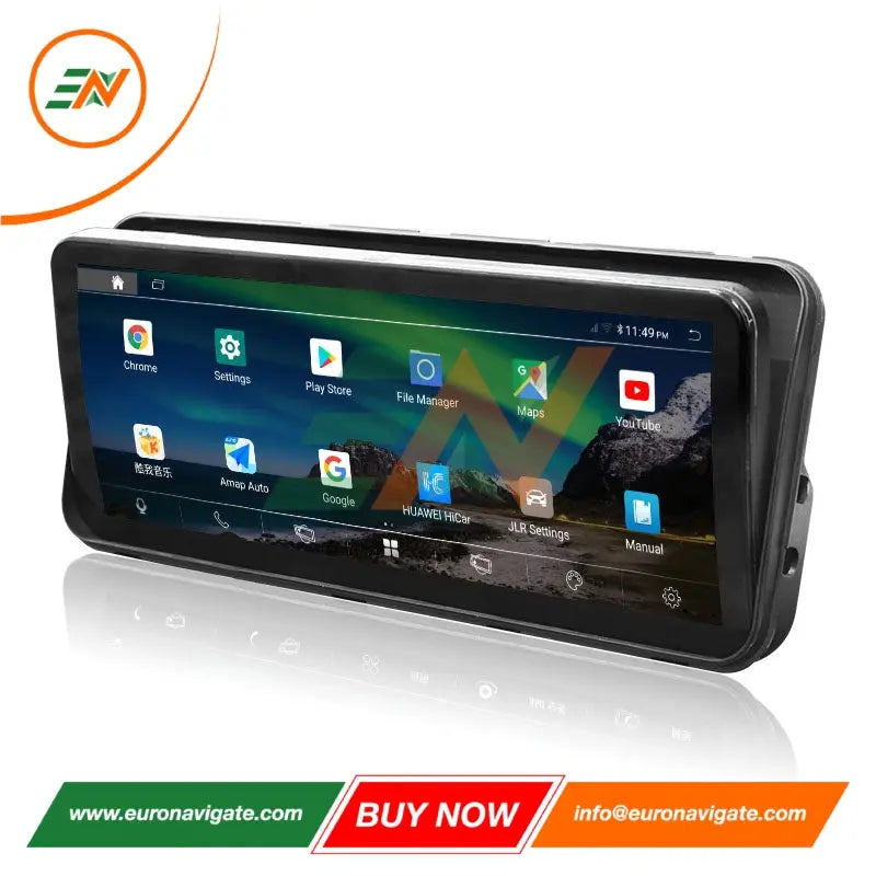 Euronavigate Coche 12,3 pulgadas inalámbrico CarPlay Android Auto Pantalla abatible para Range Rover Vogue L405 Unidad principal Pantalla Radio Estéreo GPS Navegación Carplay Retrofit inalámbrico Accesorios del mercado de accesorios