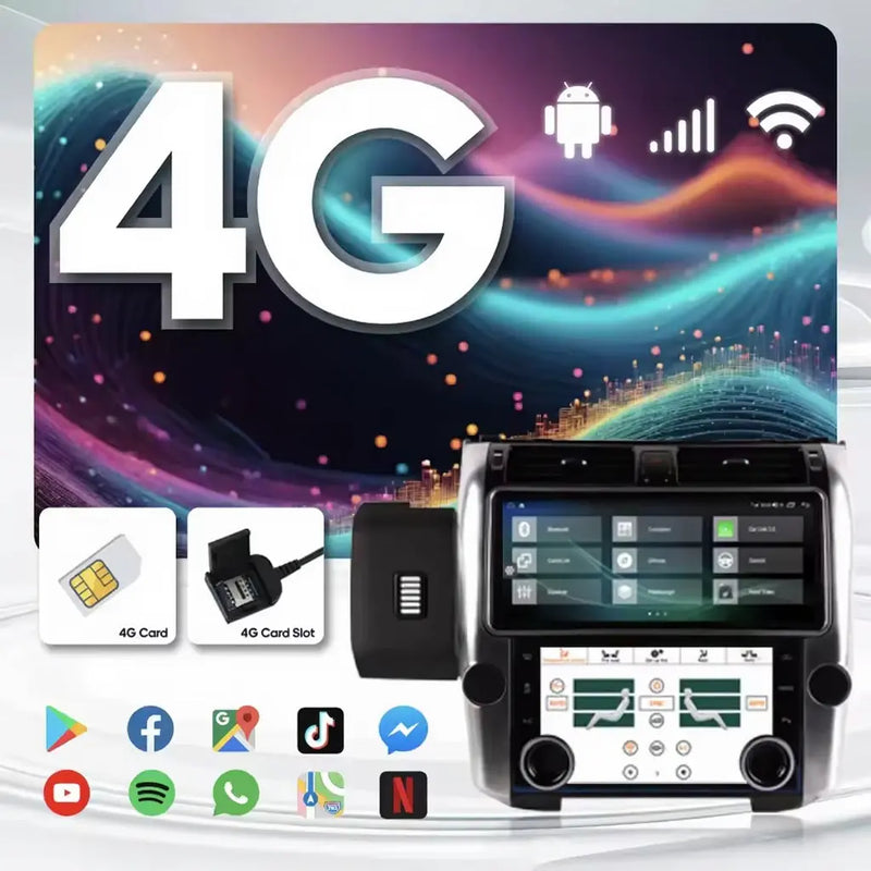 Euronavigate Car 12.3'' Android Multimedia Screen for Land Rover Discovery 4 Automotive Infotainment System Retrofit Aftermarket Accessories