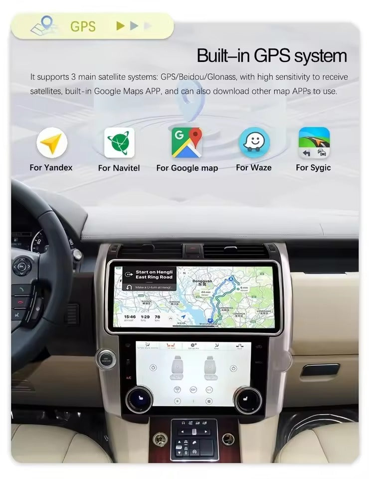 Euronavigate Car 12.3'' Android Multimedia System for Land Rover Discovery 4 Automotive Infotainment System Retrofit Aftermarket Accessories