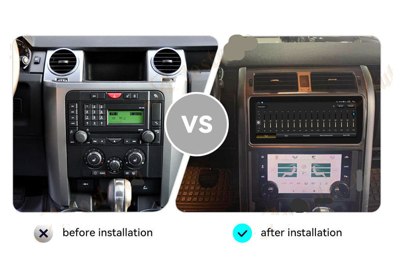 Euronavigate Car 12.3'' Android Multimedia System for Land Rover Discovery 4 Automotive Infotainment System Retrofit Aftermarket Accessories