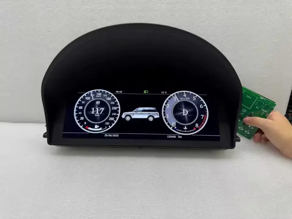 Exploring Real-time Vehicle Data with the Land Rover Range Rover L322 Digital Instrument Cluster.