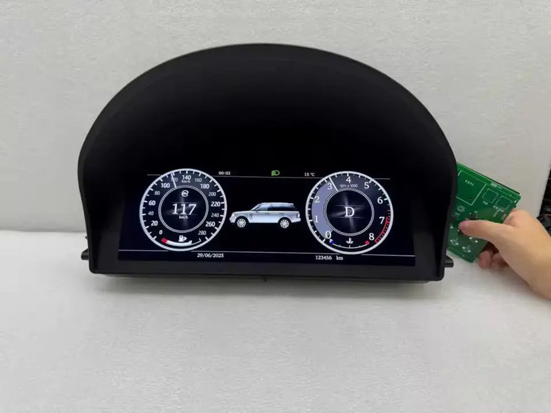 Exploring Real-time Vehicle Data with the Land Rover Range Rover L322 Digital Instrument Cluster.