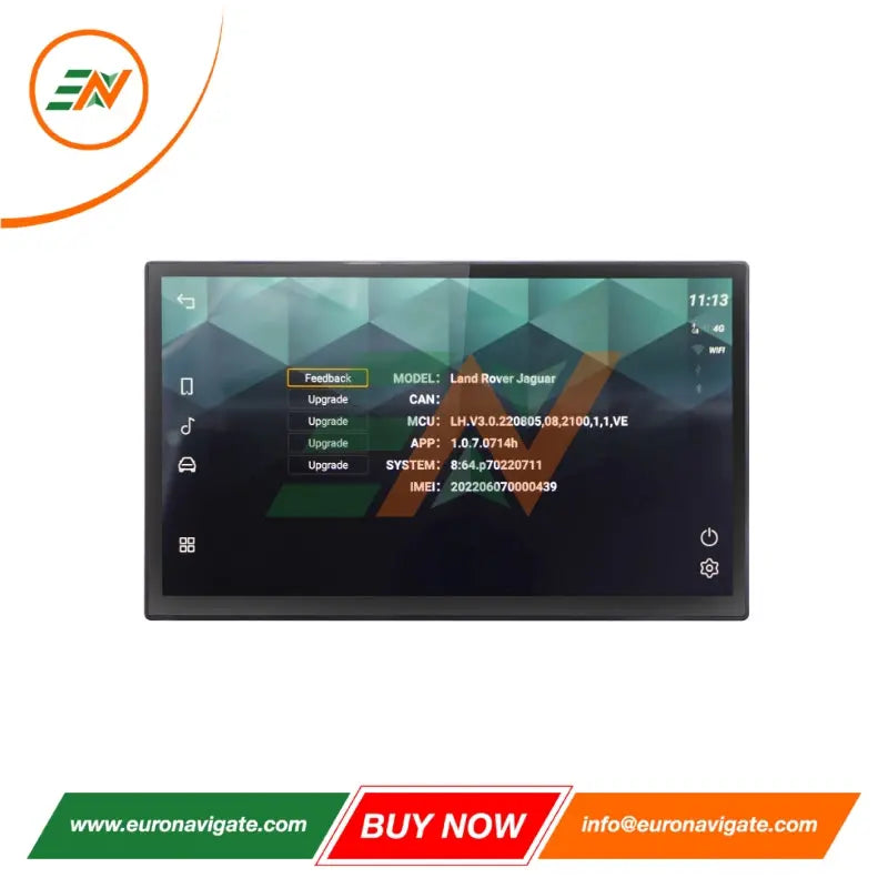 Euronavigate Coche PIVI Pro de 13 pulgadas Android Infoentretenimiento para Range Rover Evoque Pantalla táctil del tablero Android Unidad principal Pantalla Radio Estéreo GPS Reemplazo del reproductor multimedia de navegación Carplay Receptor inalámbrico Manos libres de marcha atrás Plug and Play Retrofit Accesorios del mercado de accesorios