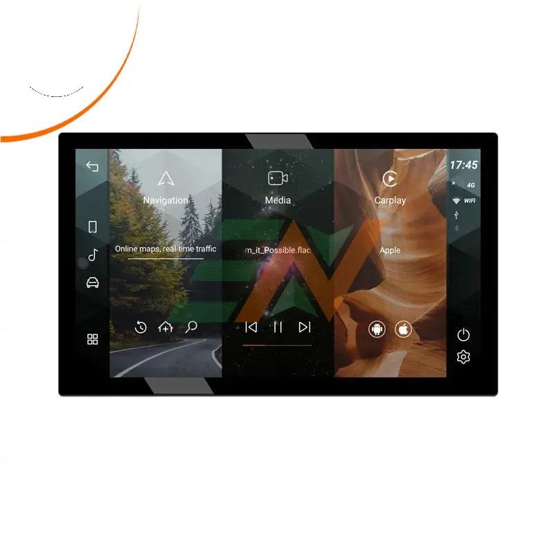 Euronavigate Voiture 13-pouces PIVI Pro flottant Android Infodivertissement pour le Range Rover Vogue L405 Écran tactile du tableau de bord Android Affichage de l'unité principale Radio stéréo GPS Navigation Lecteur multimédia de remplacement Récepteur sans fil Carplay Inversion mains libres Plug and Play Modification Accessoires de rechange