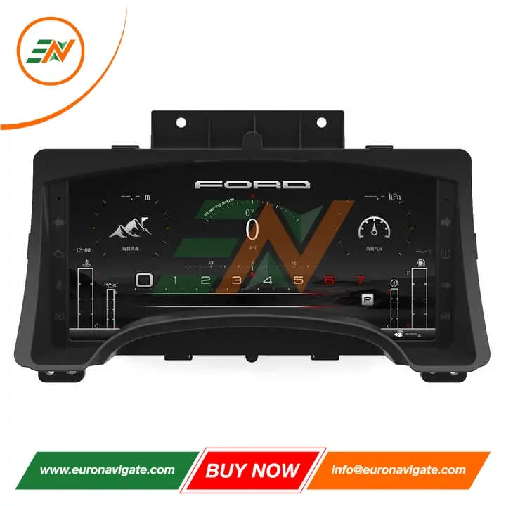 Euronavigate Grupo de instrumentos digitales para coche de 13,1 pulgadas para Ford F150 Raptor Grupo de instrumentos digitales Retrofit Accesorios del mercado de accesorios