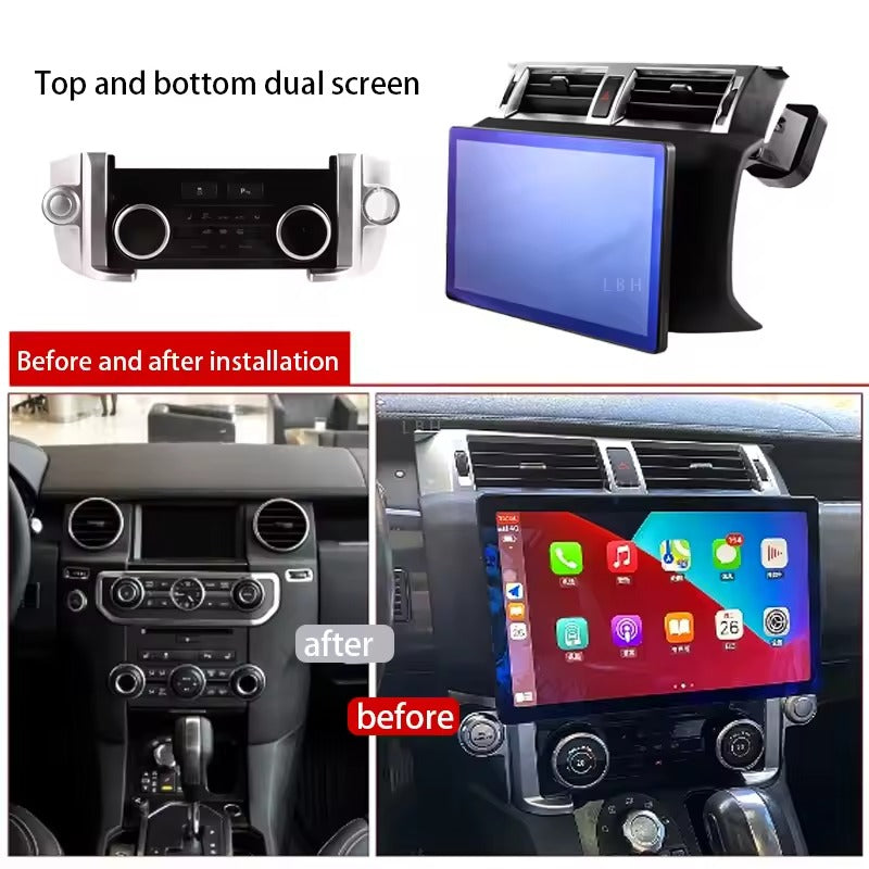  This infotainment system for Land Rover Discovery 4 enables wireless Apple CarPlay and Android Auto.
