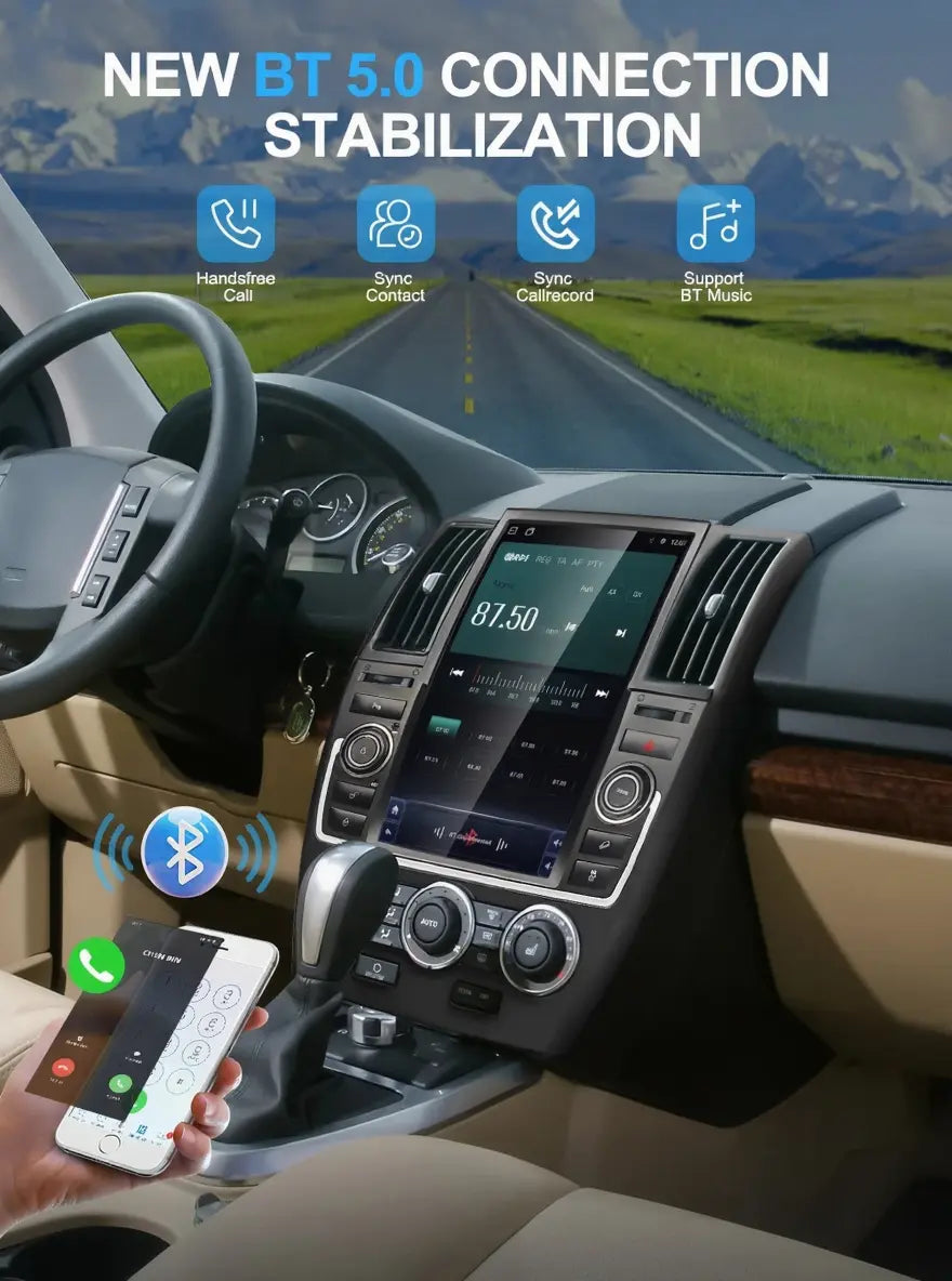 Euronavigate Car 13.6" Android Tesla Car Radio for Land Rover Freelander 2 Car Radio Retrofit Aftermarket Accessories