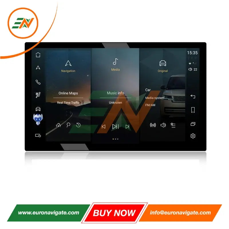 Euronavigate Coche 13" Android Coche GPS Navegador Estéreo para Land Rover Defender L563 Coche GPS Sistema de navegación Retrofit Accesorios del mercado de accesorios