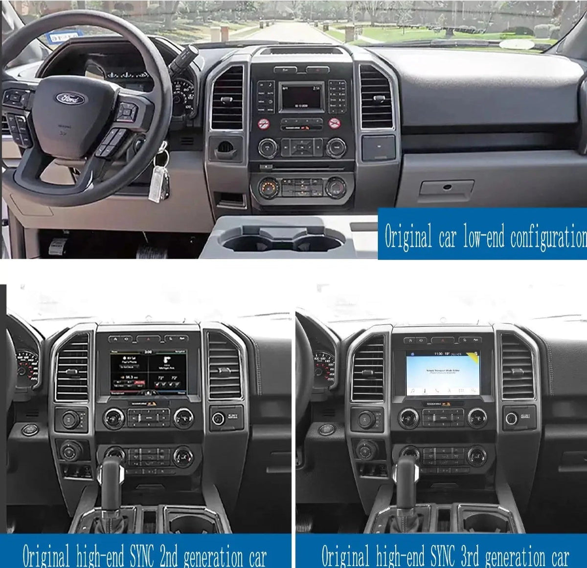 Euronavigate Car 16.8 inch screen Android 13 car player For Ford Raptor F150 F250 F350 F450 2015 2016 2017 2018 2019 2020 2021 2022 F250 F350 F450  Car Radio Player Stereo  Retrofit Aftermarket Accessories