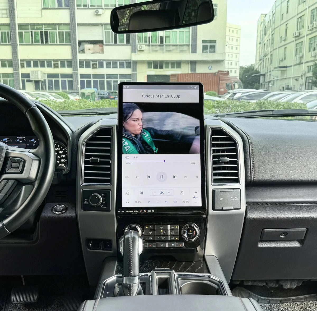 Écran 16.8" Style Tesla Autoradio Ford F150 Android
